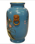 Vintage Porcelain Hand Painted Flowers and Birds Vase-2. Asian & Chinese Furniture, Art, Antiques, Vintage Home Décor for sale at FEA Home