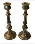 Vintage Silver Plated Indian Candle Holders-2. Asian & Chinese Furniture, Art, Antiques, Vintage Home Décor for sale at FEA Home