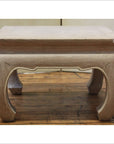 Vintage Teakwood Prayer Table - White-1. Asian & Chinese Furniture, Art, Antiques, Vintage Home Décor for sale at FEA Home