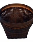 Vintage Thai Grain Basket-2. Asian & Chinese Furniture, Art, Antiques, Vintage Home Décor for sale at FEA Home
