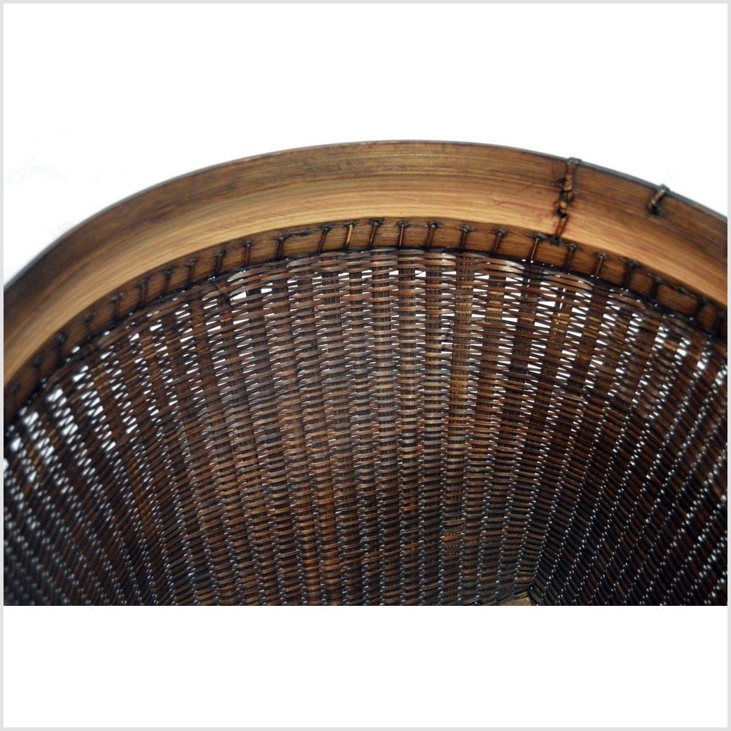 Vintage Thai Grain Basket-3. Asian & Chinese Furniture, Art, Antiques, Vintage Home Décor for sale at FEA Home