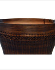 Vintage Thai Grain Basket-5. Asian & Chinese Furniture, Art, Antiques, Vintage Home Décor for sale at FEA Home