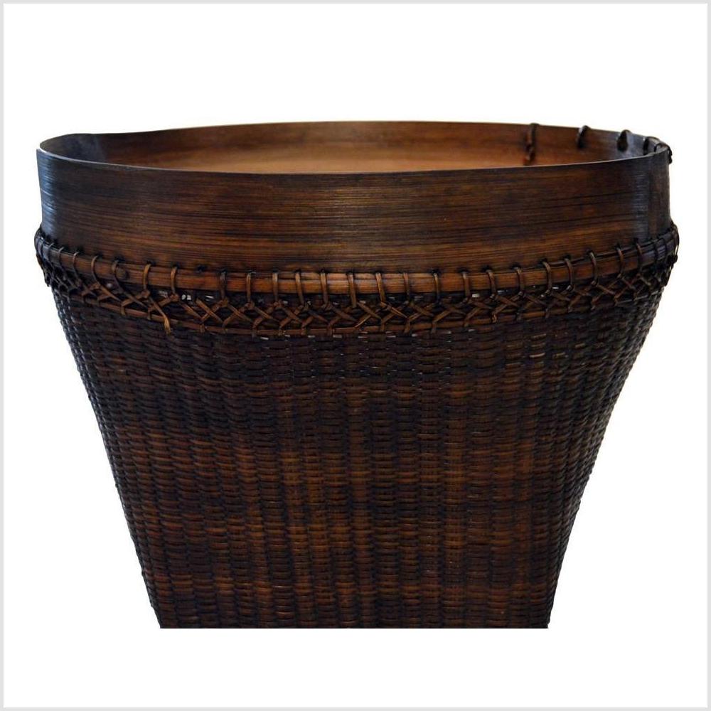 Vintage Thai Grain Basket-6. Asian & Chinese Furniture, Art, Antiques, Vintage Home Décor for sale at FEA Home