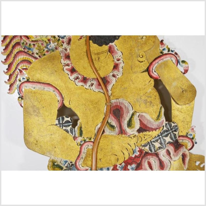 Wayang Kulit Balinese Cowhide Shadow Puppet-3. Asian & Chinese Furniture, Art, Antiques, Vintage Home Décor for sale at FEA Home