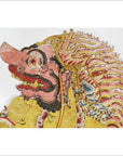 Wayang Kulit Balinese Cowhide Shadow Puppet-6. Asian & Chinese Furniture, Art, Antiques, Vintage Home Décor for sale at FEA Home