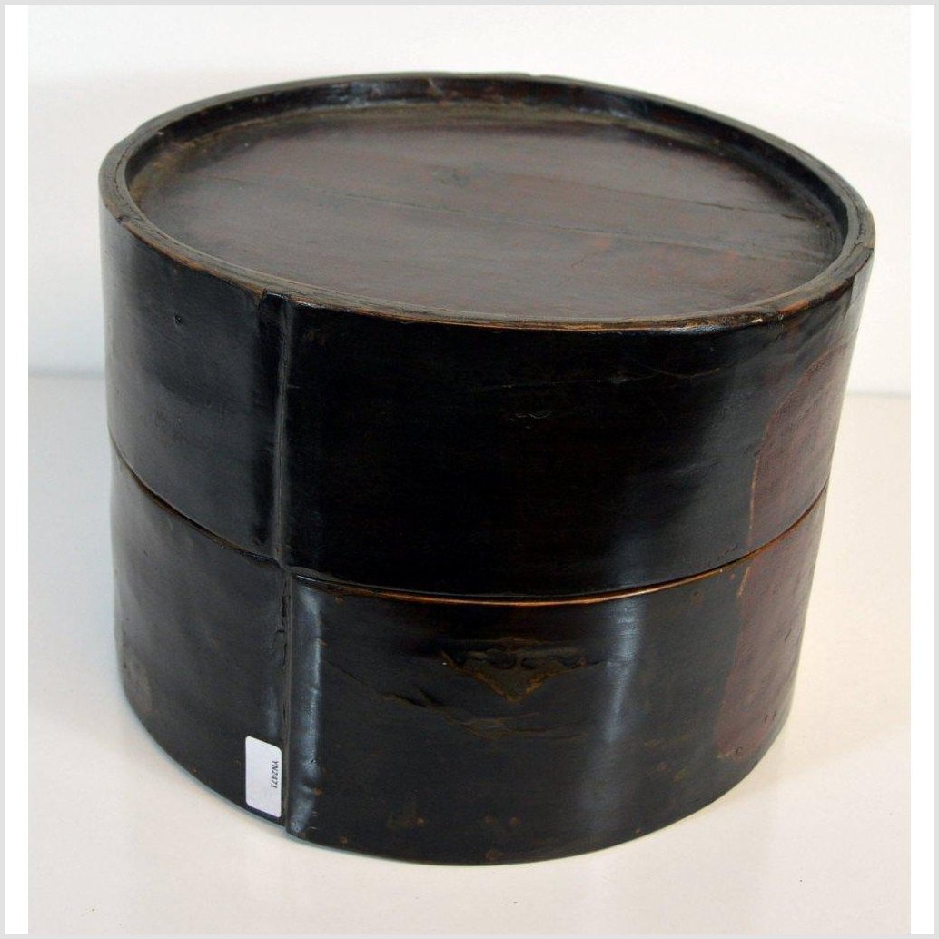Vintage Wooden Hat Box-4. Asian & Chinese Furniture, Art, Antiques, Vintage Home Décor for sale at FEA Home
