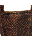 Woven Rattan Carrying Basket-5. Asian & Chinese Furniture, Art, Antiques, Vintage Home Décor for sale at FEA Home