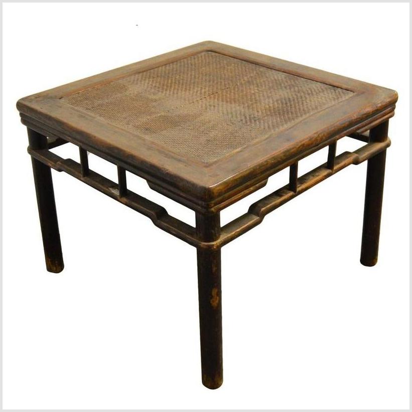 Woven Rattan Original Side Table-4. Asian & Chinese Furniture, Art, Antiques, Vintage Home Décor for sale at FEA Home