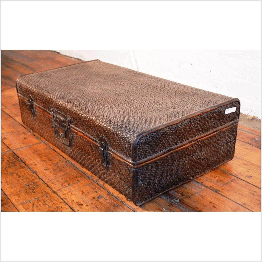Woven Suitcase/Trunk-3. Asian & Chinese Furniture, Art, Antiques, Vintage Home Décor for sale at FEA Home
