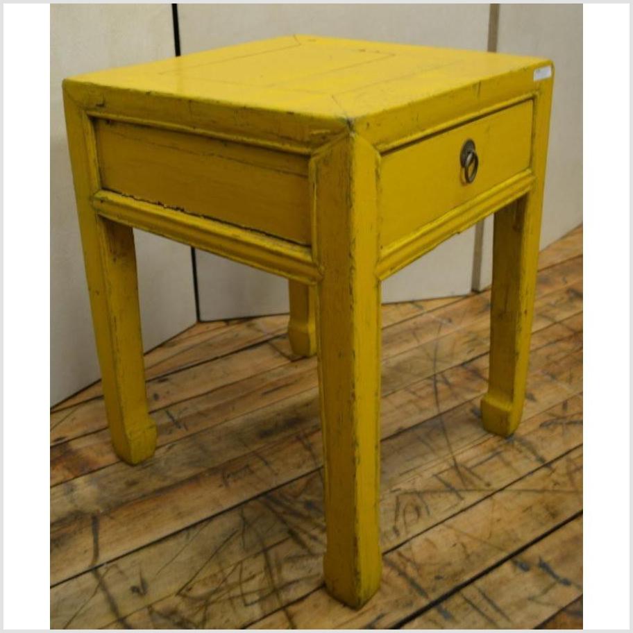 Yellow Side Tables-6. Asian & Chinese Furniture, Art, Antiques, Vintage Home Décor for sale at FEA Home