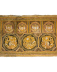 19th Century Kalaga Tapestry with Stones, Sequins and Colorful Thread