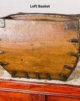 Wooden Rice Measure Baskets with Handles, Sold Each