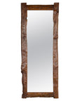 Antique Country Style Driftwood Made into Full Length Mirror, Rustic Character