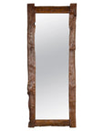 Antique Country Style Driftwood Made into Full Length Mirror, Rustic Character