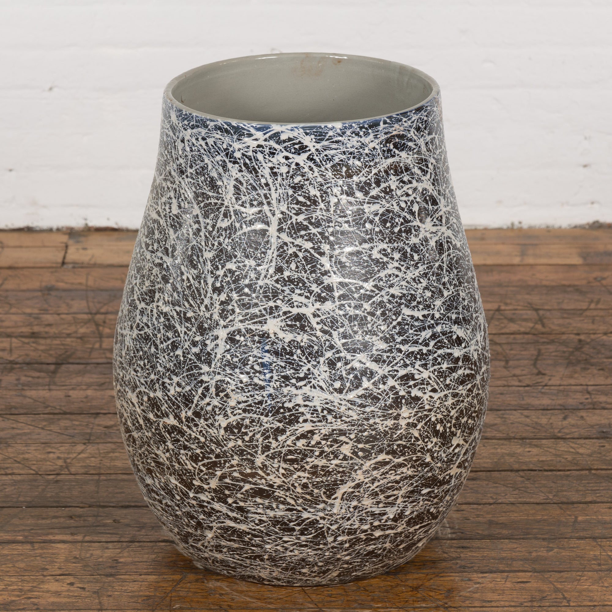 Large Artisan Ceramic Planter Vase-2. Asian & Chinese Furniture, Art, Antiques, Vintage Home Décor for sale at FEA Home