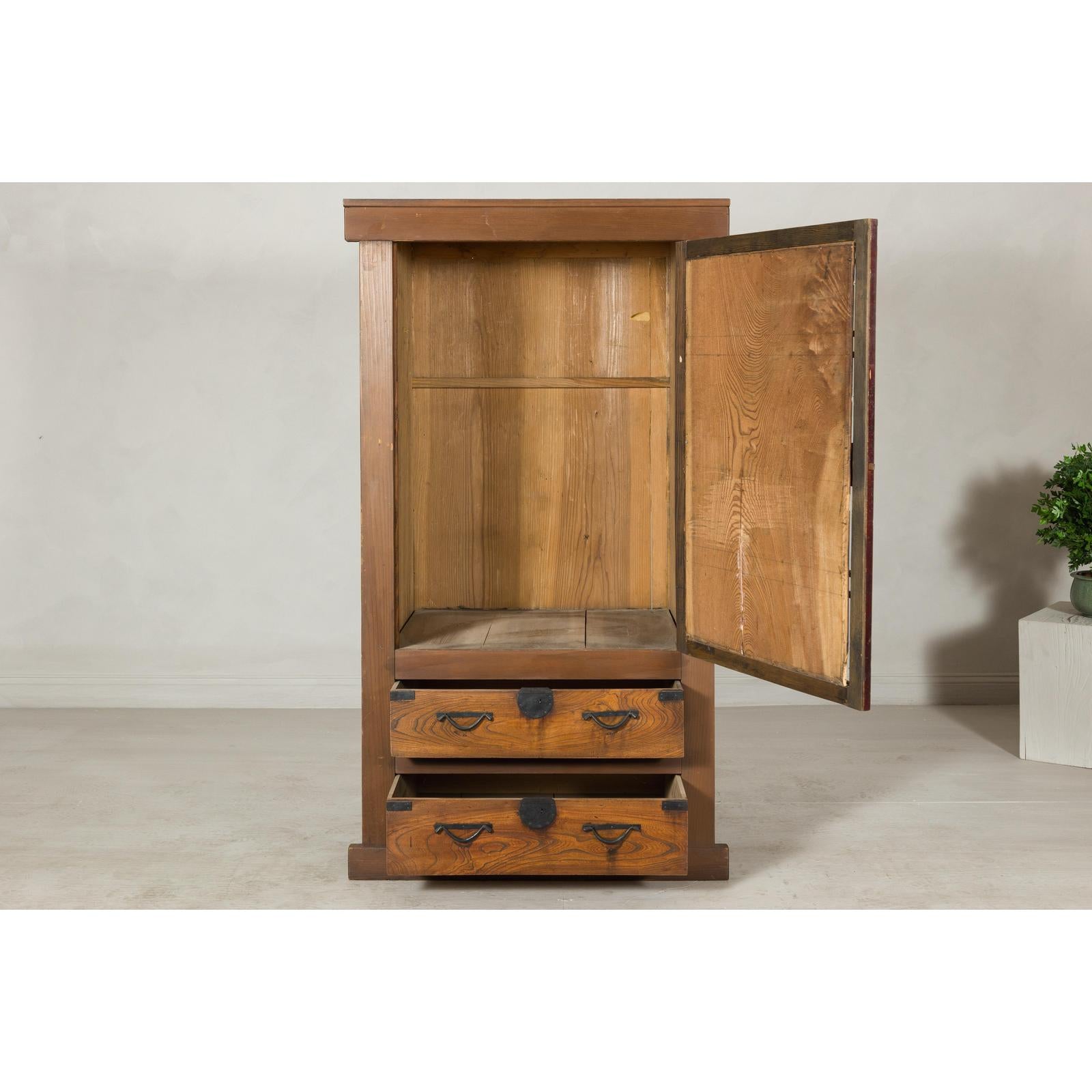 Meiji-era Mizuya Dansu, Circa 1900 –  Kitchen Cabinet