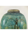 Greenish-Brown Studio Vase with Rounded Belly and Tapered Base, Signed