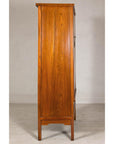 Late Qing Dynasty Elm Armoire with Storage Drawers and Hidden Lower Compartment