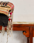 Ulo Tribal Akha Woman's Headdress with Framework of Bamboo and Beads