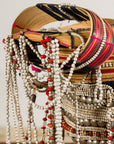 Ulo Tribal Akha Woman's Headdress with Framework of Bamboo and Beads