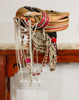 Ulo Tribal Akha Woman's Headdress with Framework of Bamboo and Beads