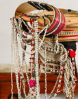 Ulo Tribal Akha Woman's Headdress with Framework of Bamboo and Beads