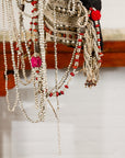 Ulo Tribal Akha Woman's Headdress with Framework of Bamboo and Beads