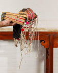 Ulo Tribal Akha Woman's Headdress with Framework of Bamboo and Beads