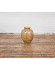 Taishō Period Sand Glaze Vase with Dripping Finish, circa 1900