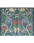 Botanical Hand-Painted Room Divider with Vibrant Flowers and Vines, Vintage-7. Asian & Chinese Furniture, Art, Antiques, Vintage Home Décor for sale at FEA Home