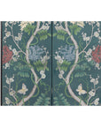 Botanical Hand-Painted Room Divider with Vibrant Flowers and Vines, Vintage-11. Asian & Chinese Furniture, Art, Antiques, Vintage Home Décor for sale at FEA Home