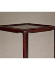 Set of Five Small Size Rosewood Nesting Tables with Humpback Stretchers