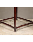 Set of Five Small Size Rosewood Nesting Tables with Humpback Stretchers