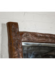 Antique Country Style Driftwood Made into Full Length Mirror, Rustic Character