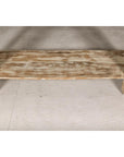 2Test Title- Mughal Style Whitewash Console Table with Carved Apron and Lower Shelf (Copy)-13. Asian & Chinese Furniture, Art, Antiques, Vintage Home Décor for sale at FEA Home