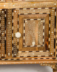 Anglo Style Mango Wood Buffet with Geometric Bone Inlay-30. Asian & Chinese Furniture, Art, Antiques, Vintage Home Décor for sale at FEA Home