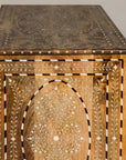 Anglo Style Mango Wood Buffet with Geometric Bone Inlay-35. Asian & Chinese Furniture, Art, Antiques, Vintage Home Décor for sale at FEA Home