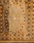 Anglo Style Mango Wood Buffet with Geometric Bone Inlay-36. Asian & Chinese Furniture, Art, Antiques, Vintage Home Décor for sale at FEA Home
