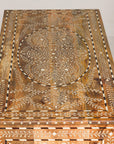 Anglo Style Mango Wood Buffet with Geometric Bone Inlay-38. Asian & Chinese Furniture, Art, Antiques, Vintage Home Décor for sale at FEA Home