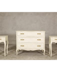 Provincial Style West Michigan Company Cream Dresser and Nightstands Set