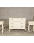 Provincial Style West Michigan Company Cream Dresser and Nightstands Set
