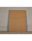 Midcentury Minimalist Botanical Print in Custom Gold Frame under Glass