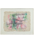 Ethereal Leanne Weissler Abstract Painting in Lucite Box Frame, Pastel Hues