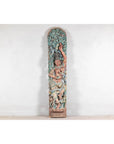 Antique Carved Wood Sculpture of Parvati with Vibrant Polychrome-2. Asian & Chinese Furniture, Art, Antiques, Vintage Home Décor for sale at FEA Home