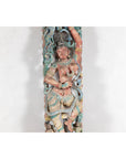 Antique Carved Wood Sculpture of Parvati with Vibrant Polychrome-4. Asian & Chinese Furniture, Art, Antiques, Vintage Home Décor for sale at FEA Home