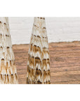 Three Slender Vases with Brown & White Drip, Sold Each
