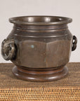 Meiji Japanese Bronze Hibachi with Elephant Ring Handles, additional gallery view 11