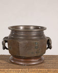 Meiji Japanese Bronze Hibachi with Elephant Ring Handles, additional gallery view 14