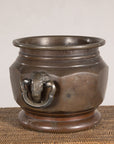 Meiji Japanese Bronze Hibachi with Elephant Ring Handles, additional gallery view 15