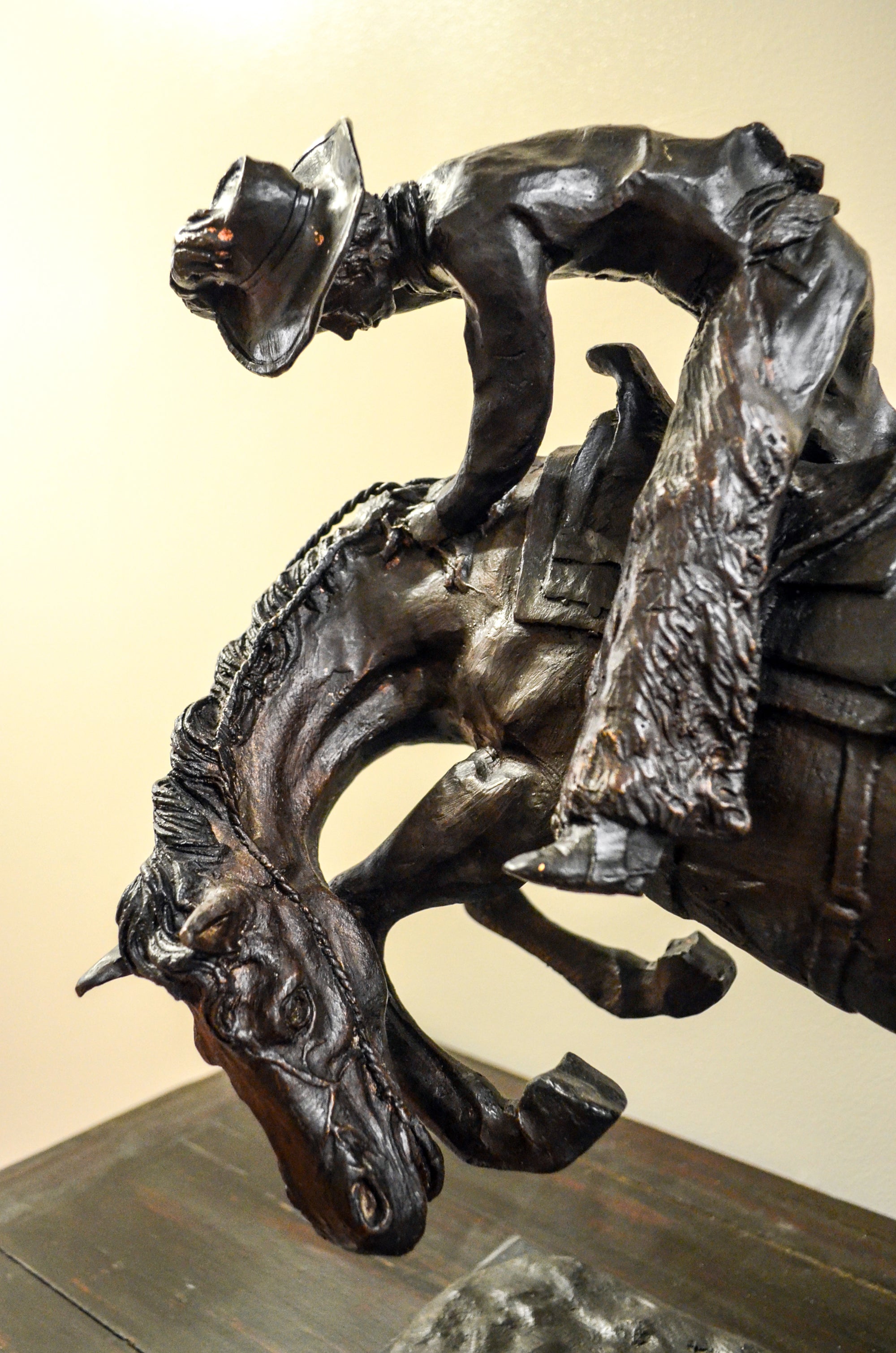 &quot;Rattlesnake&quot; Frederic Remington Bronze Tabletop Statue
